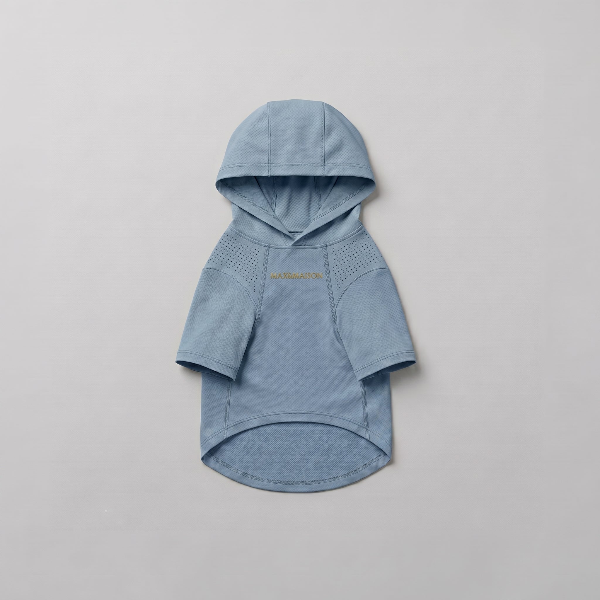 Haze Blue Cloud-patterned Hoodie | MAX&MAISON