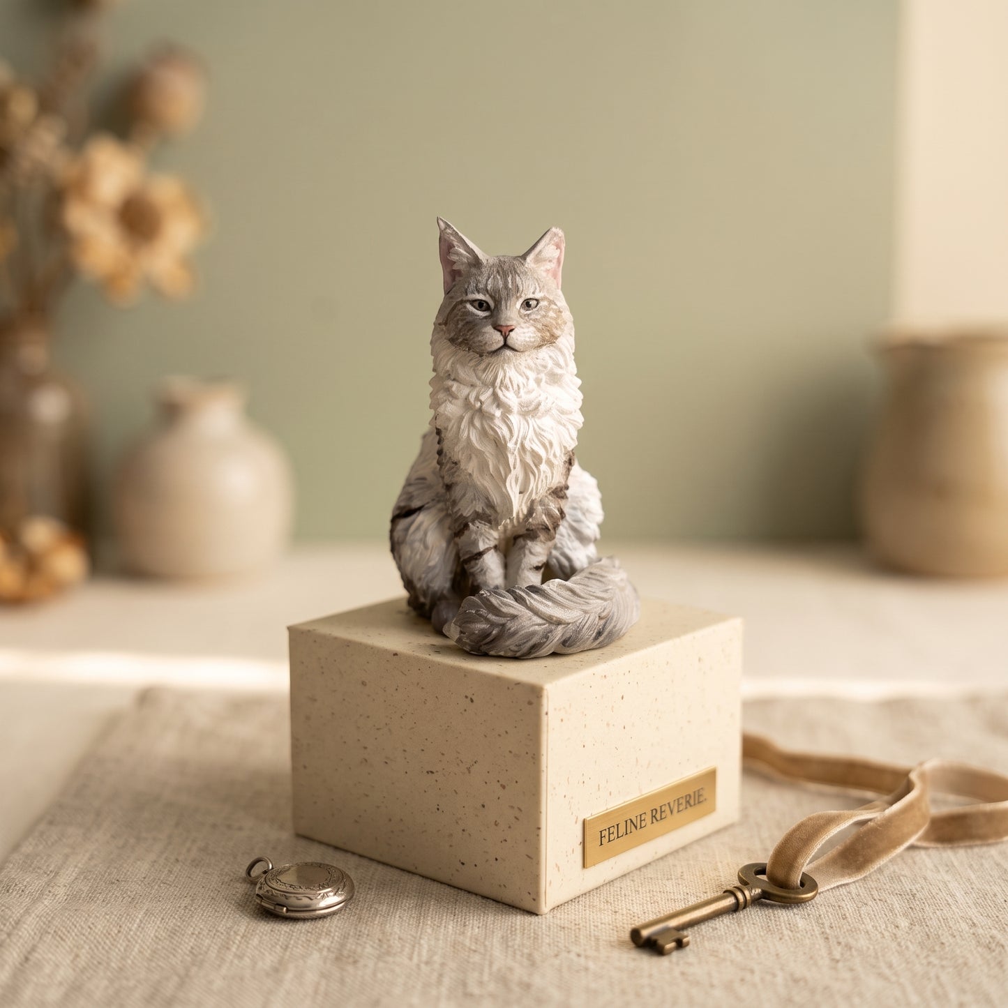 Custom Pet Figurine — Hand-Sculpted 3D Portrait of Your Dog or Cat