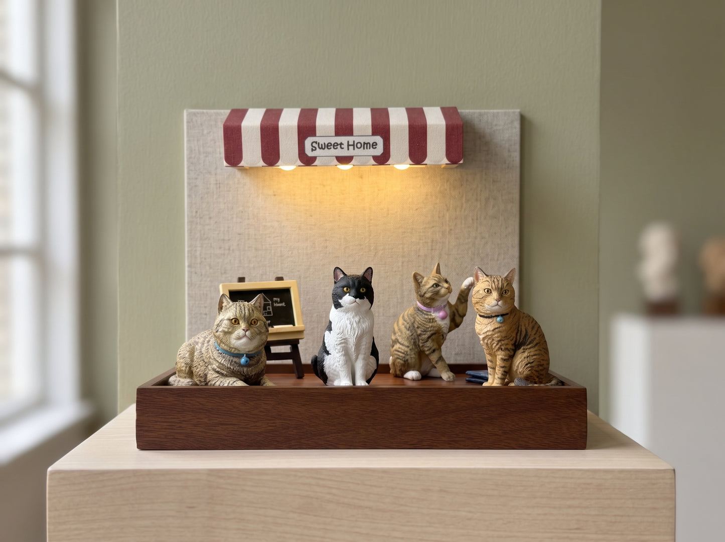 Custom Pet Figurine — Hand-Sculpted 3D Portrait of Your Dog or Cat