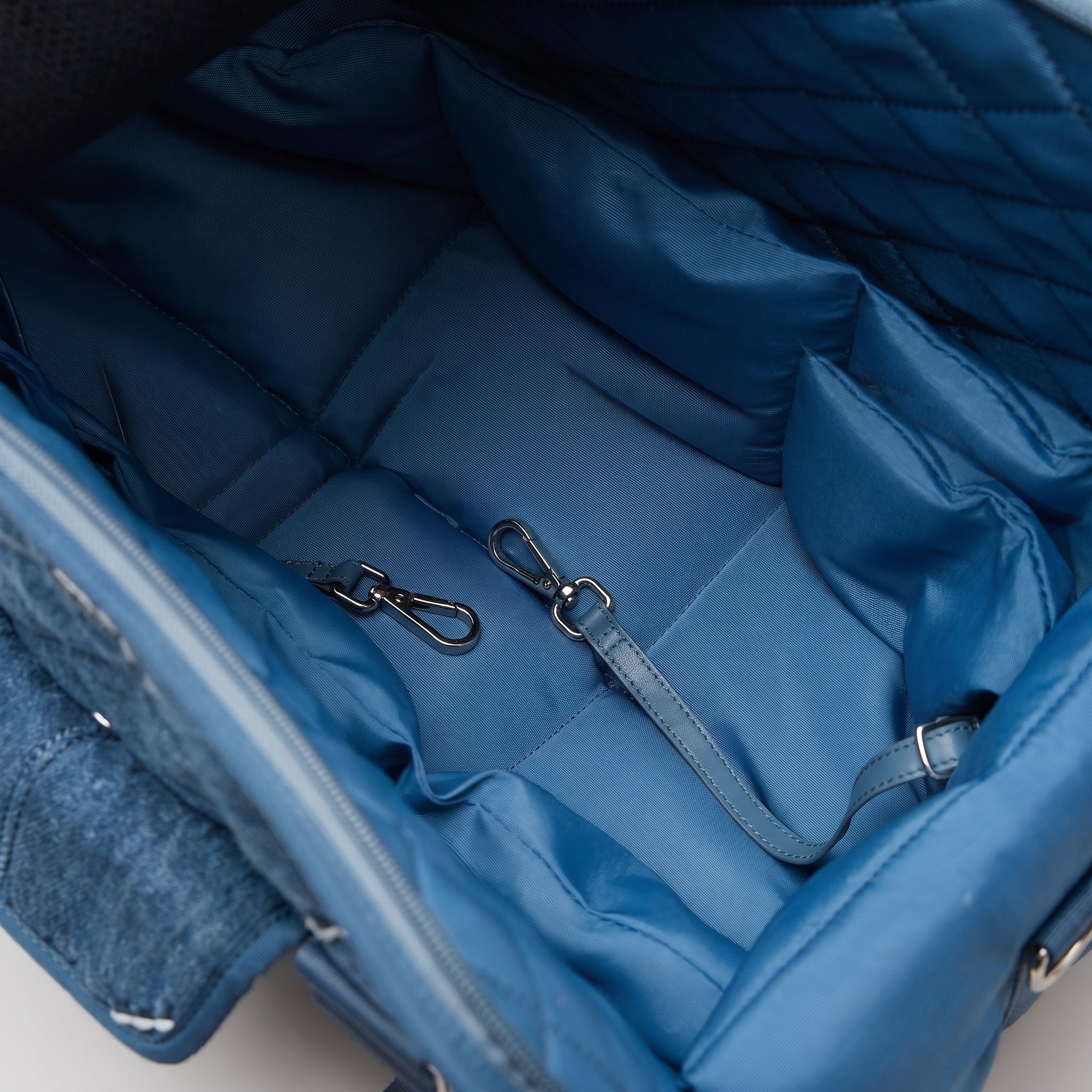Luxury Blue Sparkling Pet Travel Bag